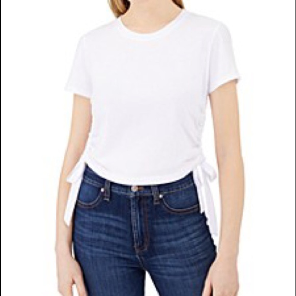 ☀️☀️☀️ 4/$20 bar III side ruched T-shirt! - Picture 1 of 7